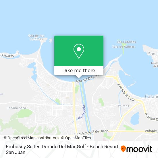 Embassy Suites Dorado Del Mar Golf - Beach Resort map