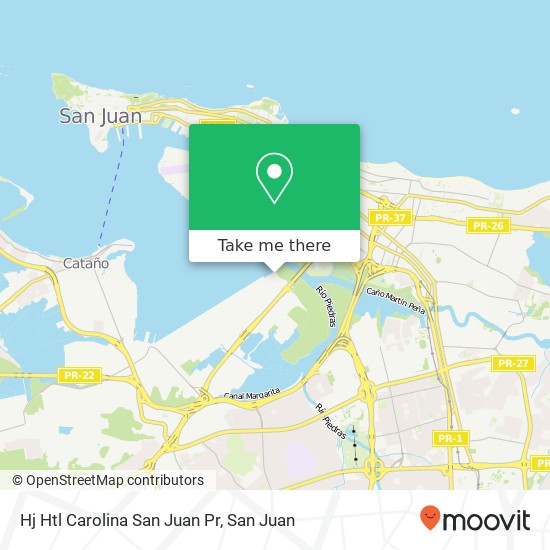 Hj Htl Carolina San Juan Pr map