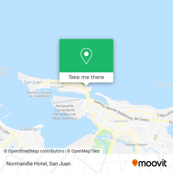 Normandie Hotel map