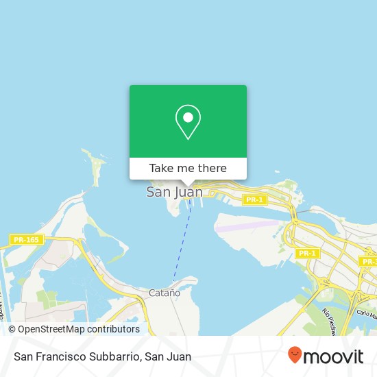 San Francisco Subbarrio map