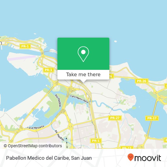 Pabellon Medico del Caribe map