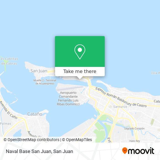 Naval Base San Juan map
