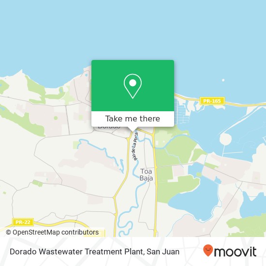Dorado Wastewater Treatment Plant map