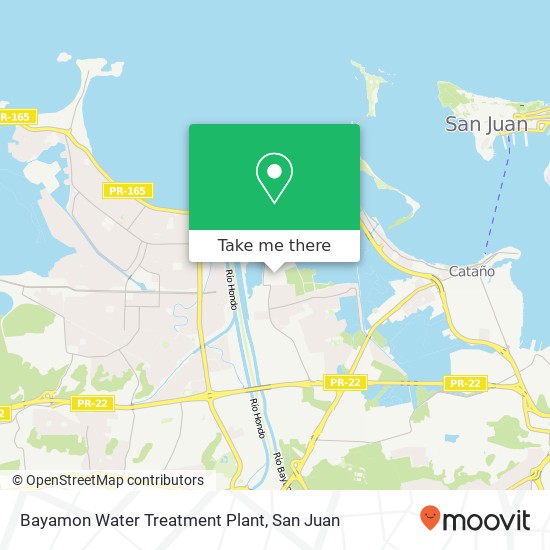 Bayamon Water Treatment Plant map