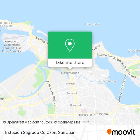 Estacion Sagrado Corazon map