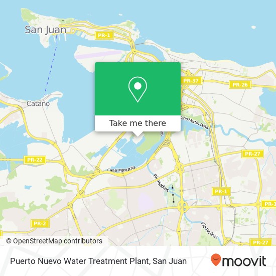 Puerto Nuevo Water Treatment Plant map