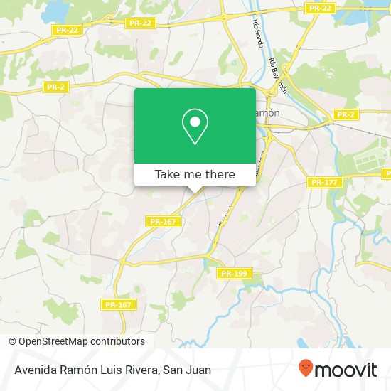 Avenida Ramón Luis Rivera map