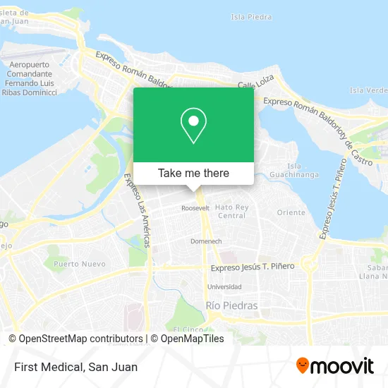 First Medical map