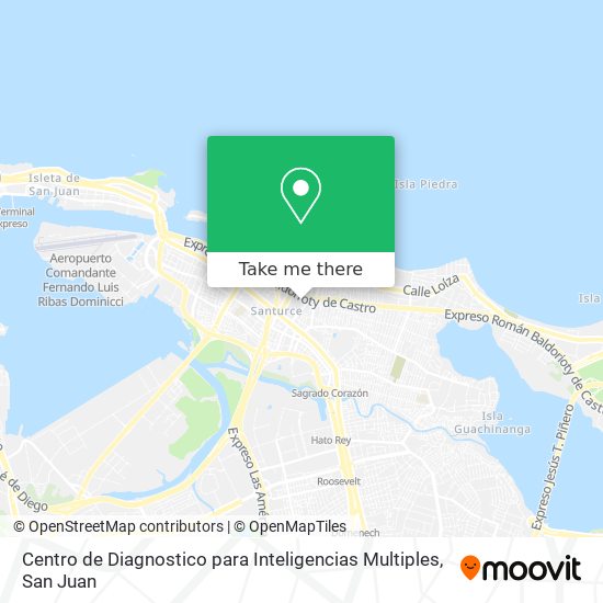 Centro de Diagnostico para Inteligencias Multiples map