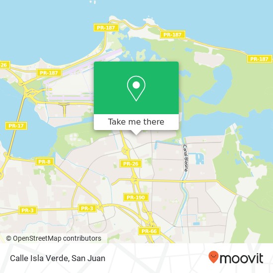 Calle Isla Verde map