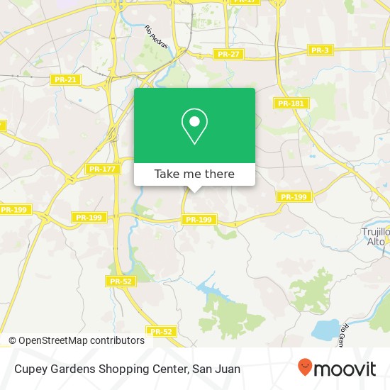 Cupey Gardens Shopping Center map