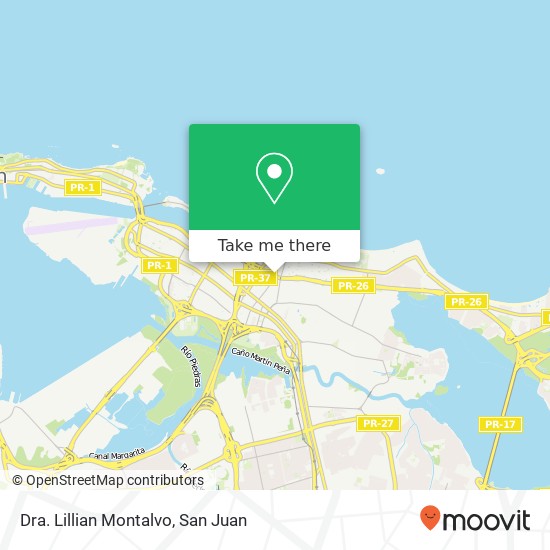 Dra. Lillian Montalvo map