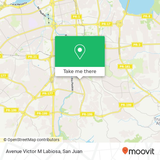 Avenue Victor M Labiosa map