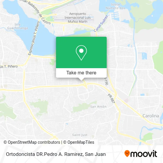 Ortodoncista DR.Pedro A. Ramirez map