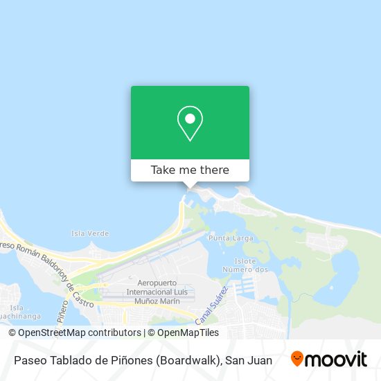 Paseo Tablado de Piñones (Boardwalk) map
