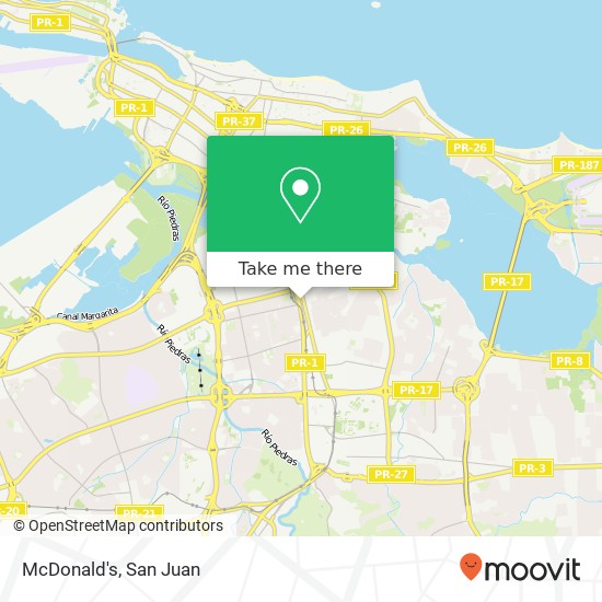 McDonald's map