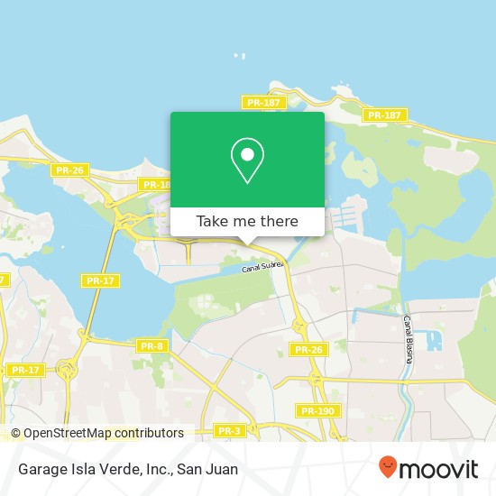 Garage Isla Verde, Inc. map