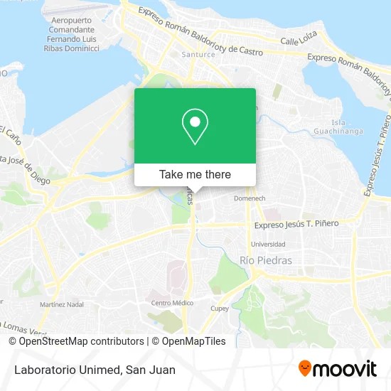 Laboratorio Unimed map