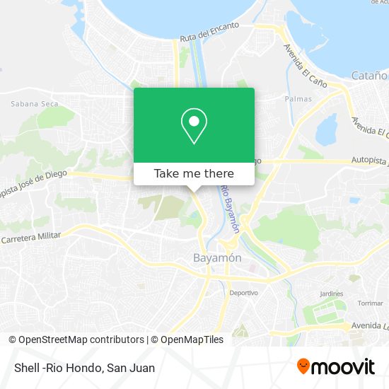 Shell -Rio Hondo map