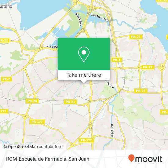 RCM-Escuela de Farmacia map