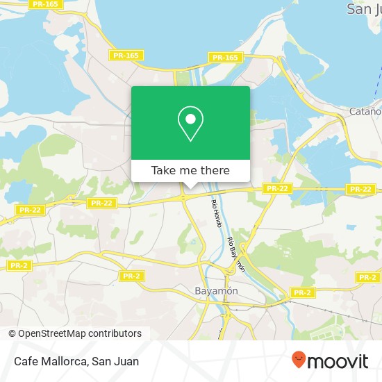 Cafe Mallorca map
