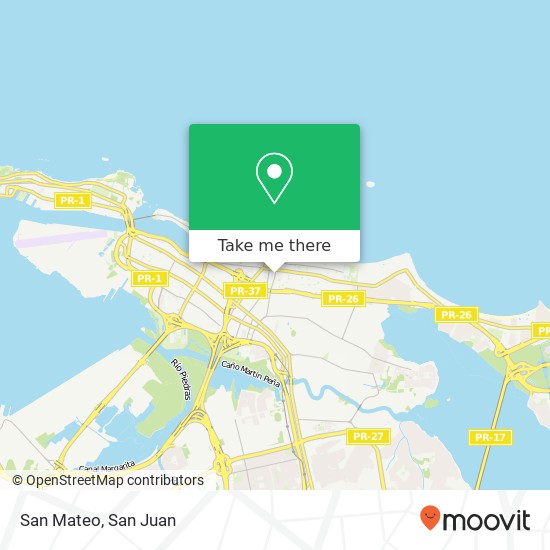 San Mateo map