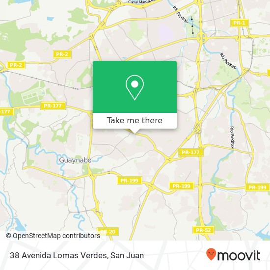 38 Avenida Lomas Verdes map