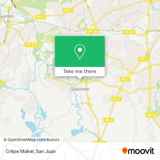 Crêpe Maker map