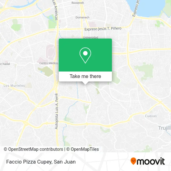 Faccio Pizza Cupey map
