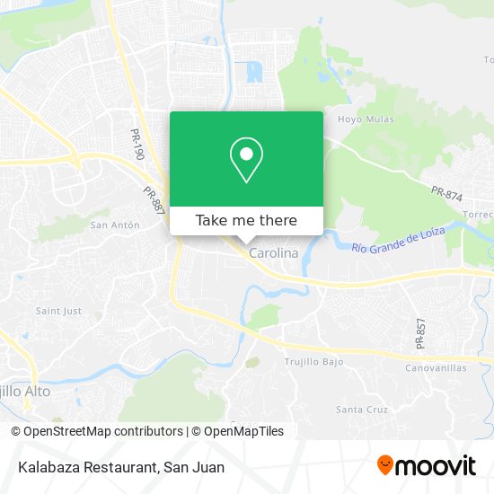 Kalabaza Restaurant map
