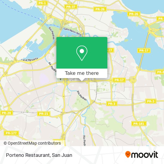Porteno Restaurant map