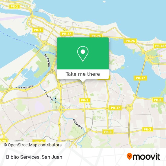 Biblio Services map