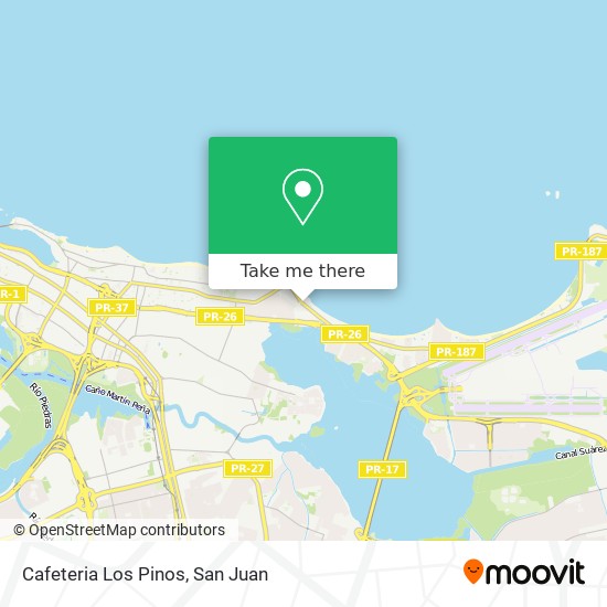 Cafeteria Los Pinos map