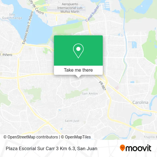 Plaza​ Escorial​ Sur Carr 3 Km 6.3​ map