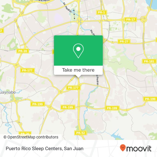 Puerto Rico Sleep Centers map