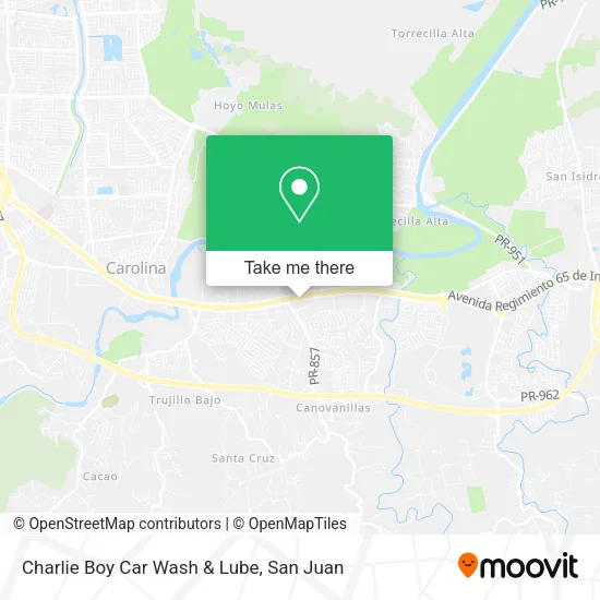 Mapa de Charlie Boy Car Wash & Lube