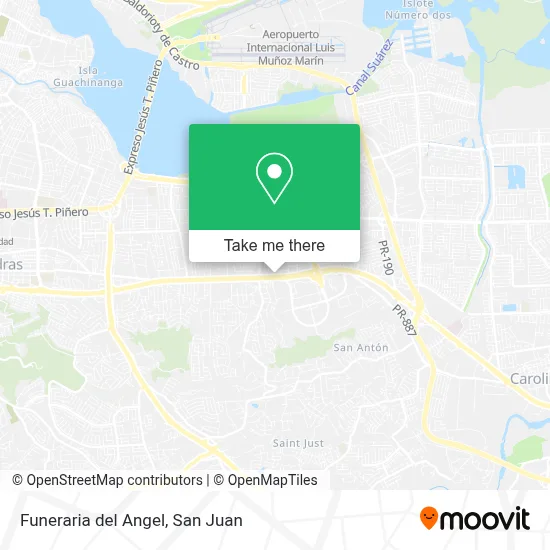 Mapa de Funeraria del Angel