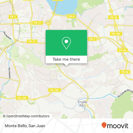 Monte Bello map