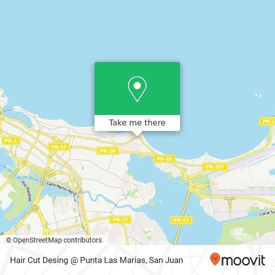 Hair Cut Desing @ Punta Las Marias map