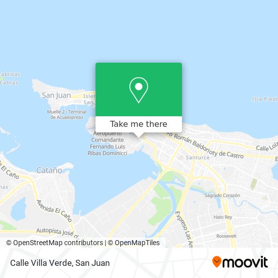 Calle Villa Verde map