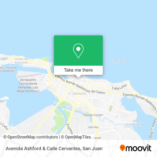 Mapa de Avenida Ashford & Calle Cervantes