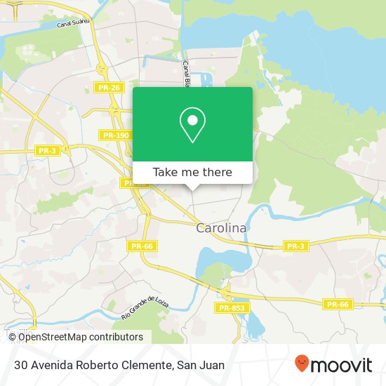 30 Avenida Roberto Clemente map