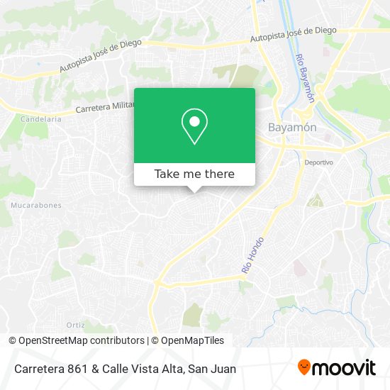 Carretera 861 & Calle Vista Alta map