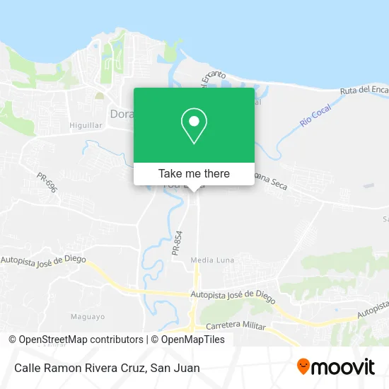 Mapa de Calle Ramon Rivera Cruz