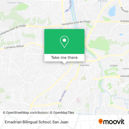 Mapa de Emadrian Bilingual School