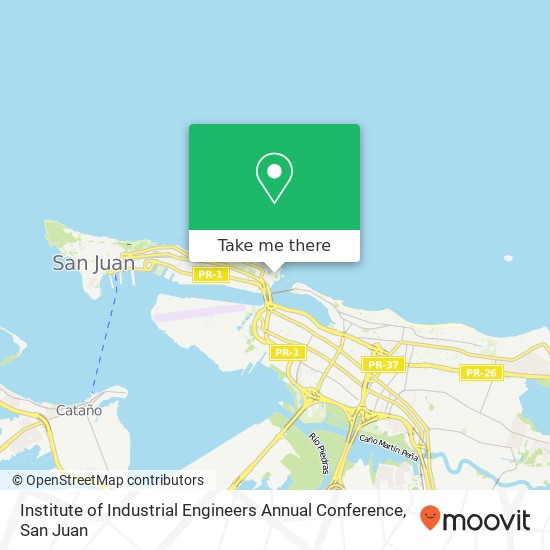 Mapa de Institute of Industrial Engineers Annual Conference