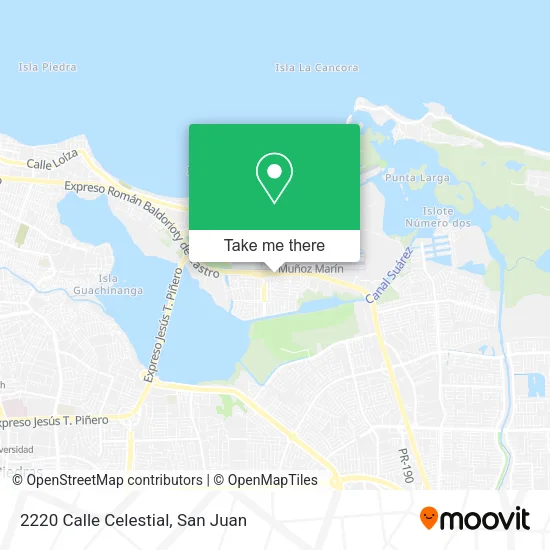 Mapa de 2220 Calle Celestial