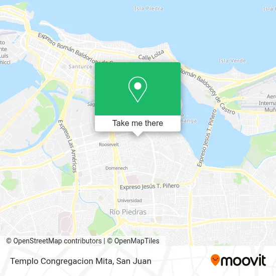 Mapa de Templo Congregacion Mita