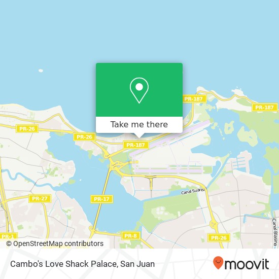 Cambo's Love Shack Palace map