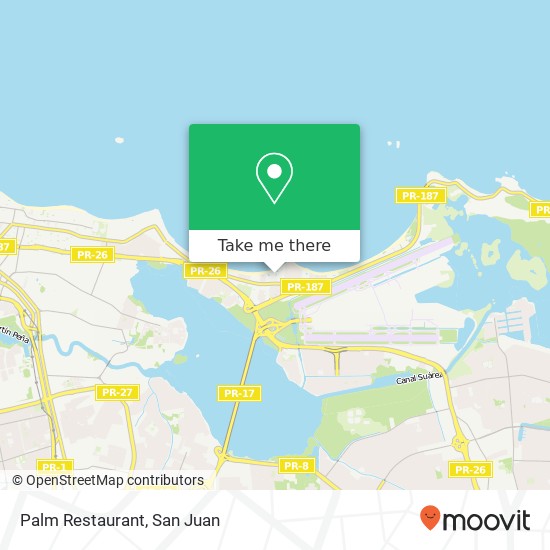 Mapa de Palm Restaurant